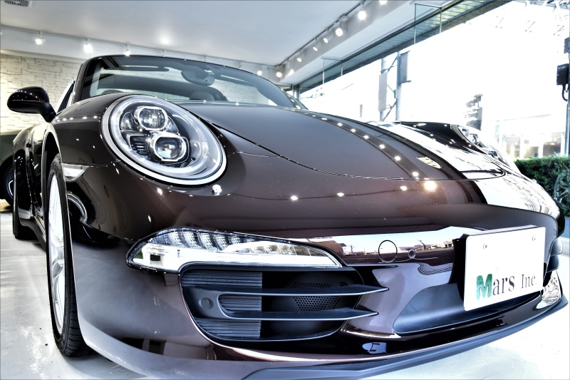 ポルシェ 911 Type991 991タルガ4pdk スポーツクロノpkg スポーツテールパイプ 希少色 右ハンドル 中古車 情報 Mars Inc